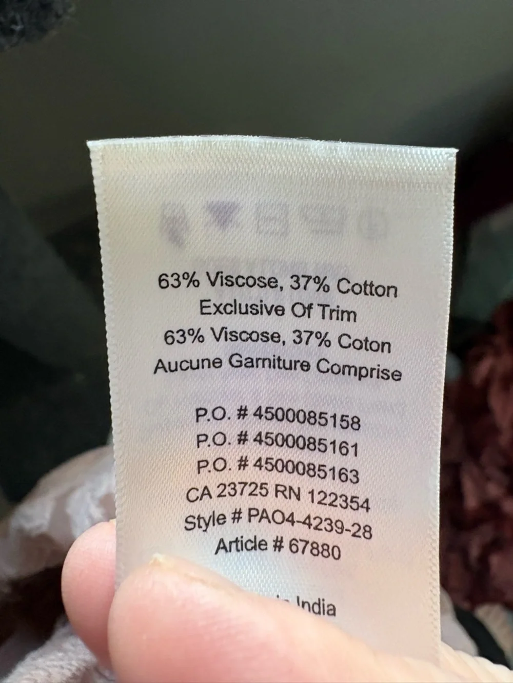 Aritzia Durante Robe- Rose Wine - Picture 6 of 6